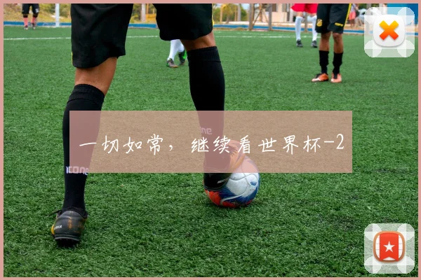 一切如常，继续看世界杯