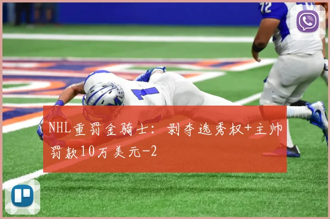 NHL重罚金骑士：剥夺选秀权+主帅罚款10万美元